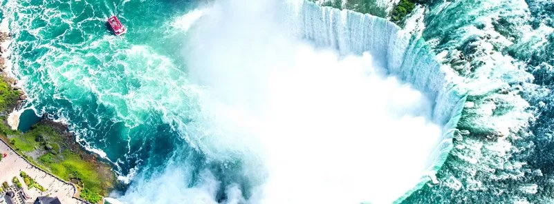 Datos sobre las Cataratas del Niágara, volumen del agua