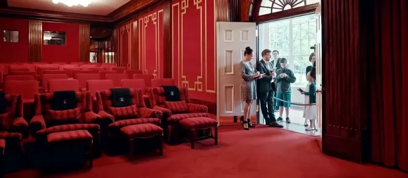Sala de cine en la Casa Blanca