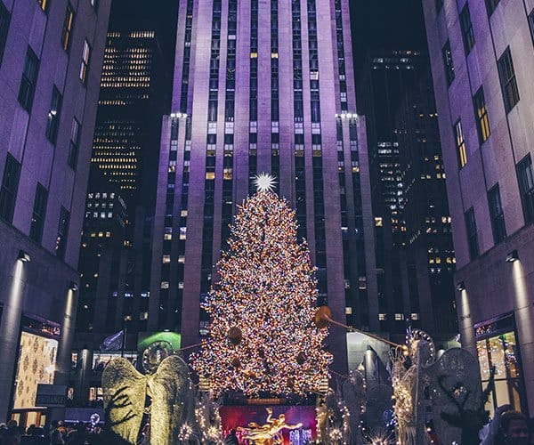 Navidad en Nueva York, árbol en Rockefeller Center
