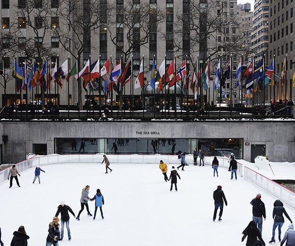 Invierno en Nueva York, Patinaje sobre Hielo