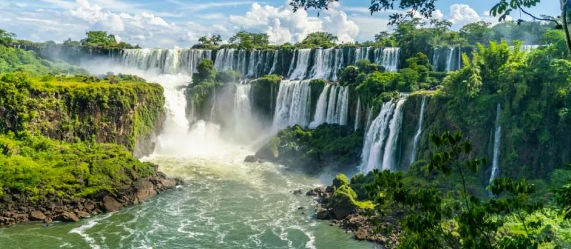 Most, impressive waterfalls, Iguazu Falls