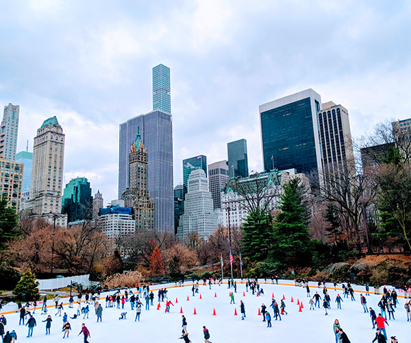 Winter in New York - Ice Rink in Central Park