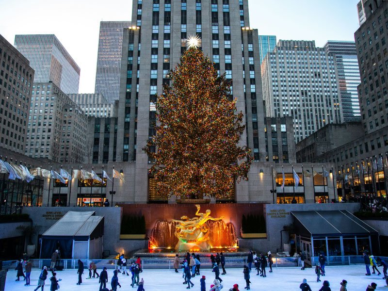 Octubre y noviembre en Nueva York, Rockefeller Center